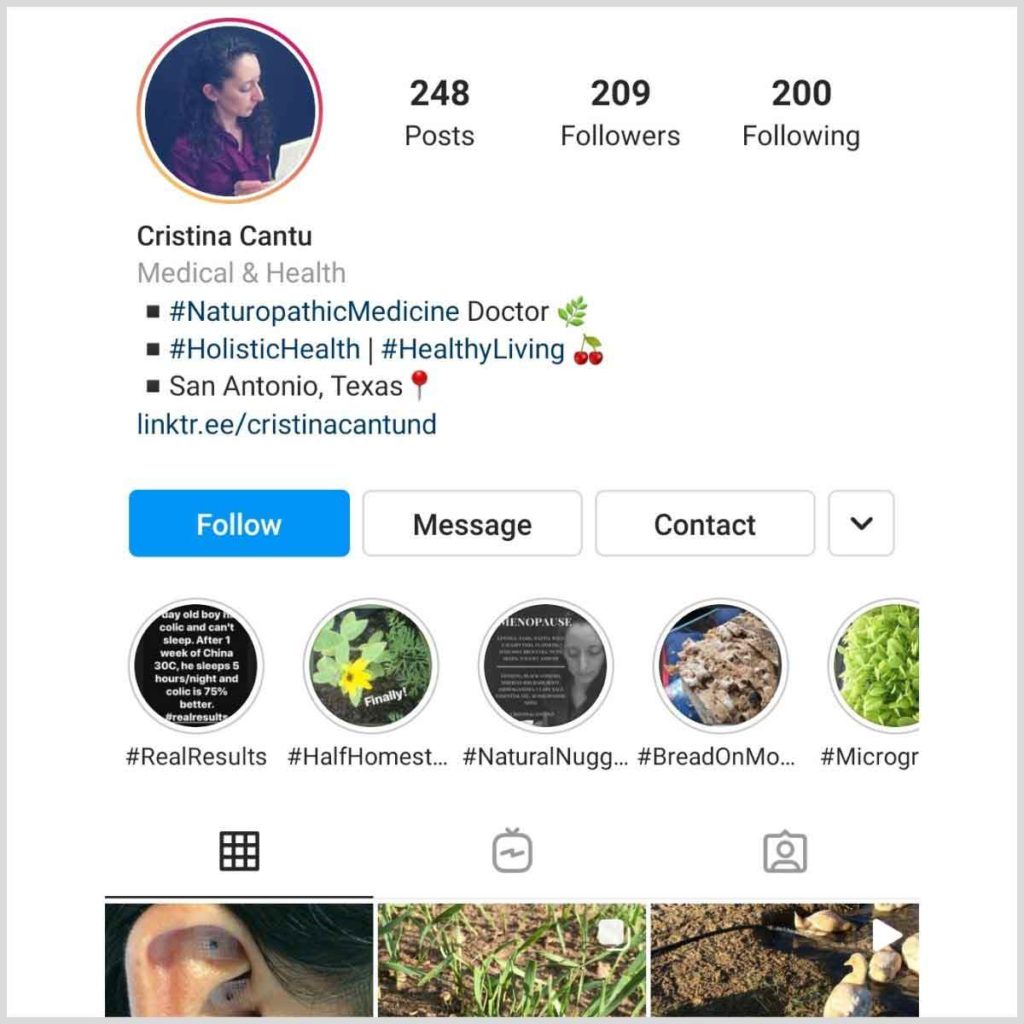 Instagram client example 