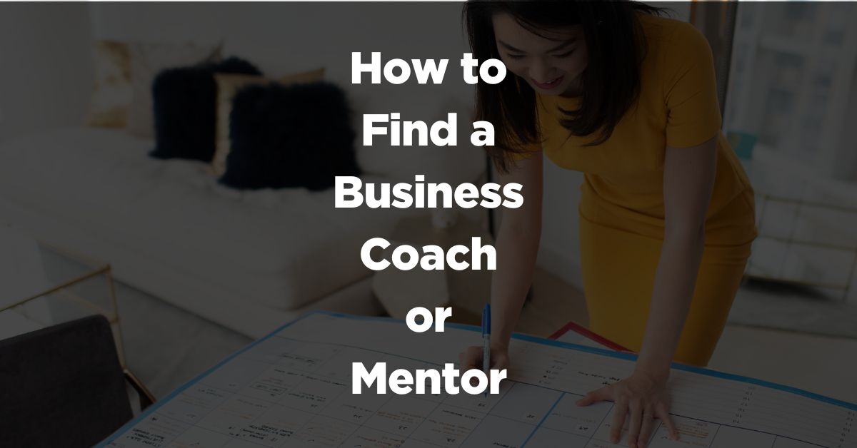 how to find a business coach or mentor thumbnail