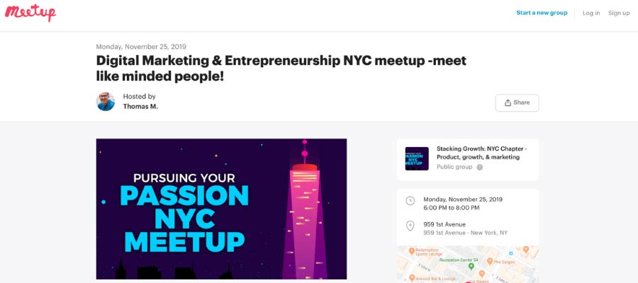 Meetup group