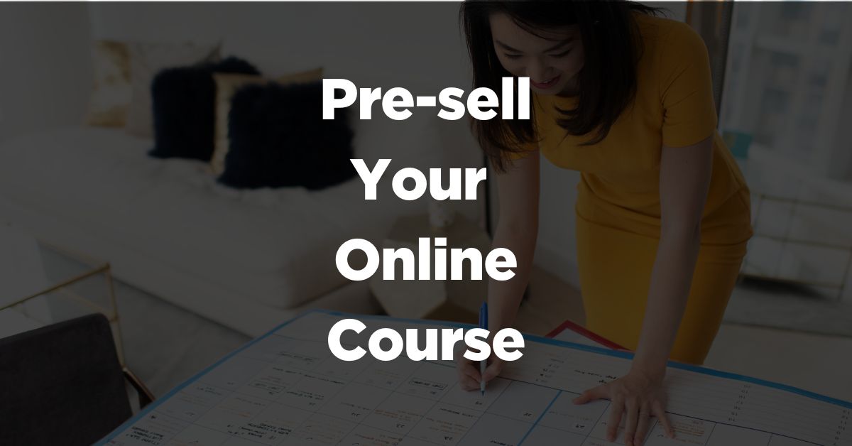 pre-sell your online course thumbnail