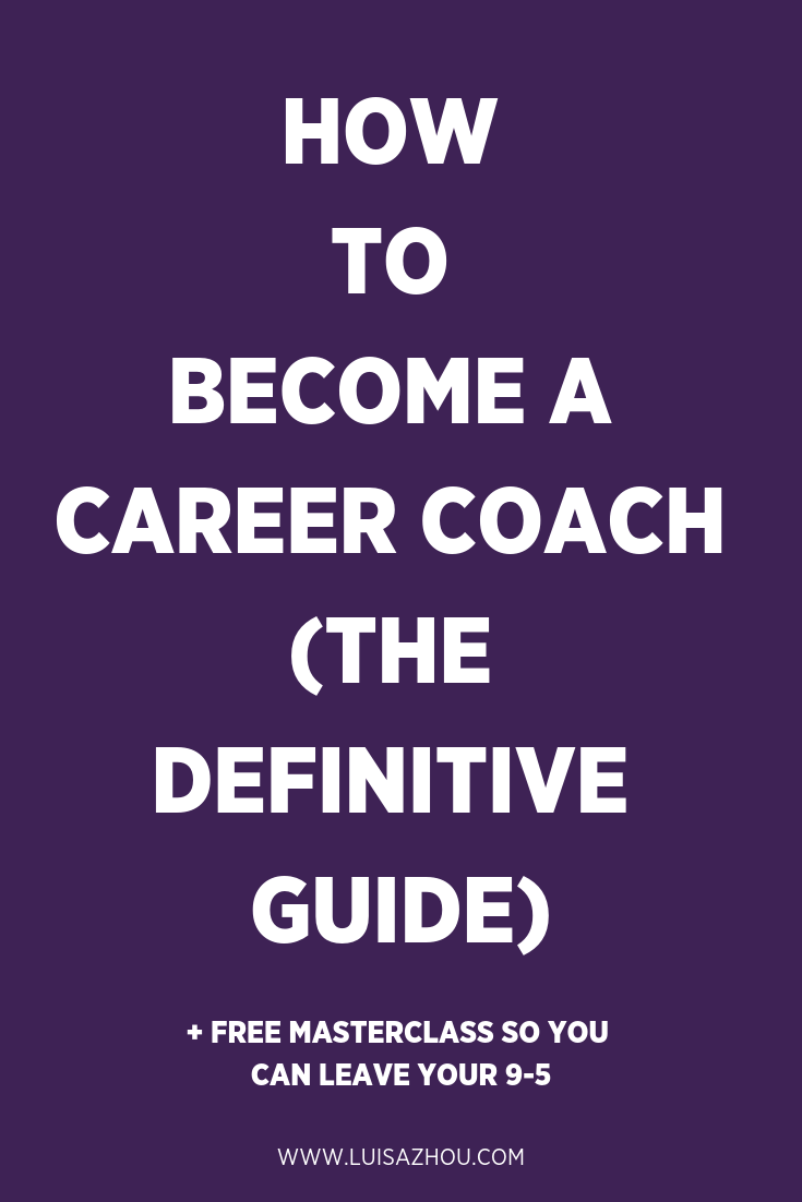 Become a Career coach Pinterest pin