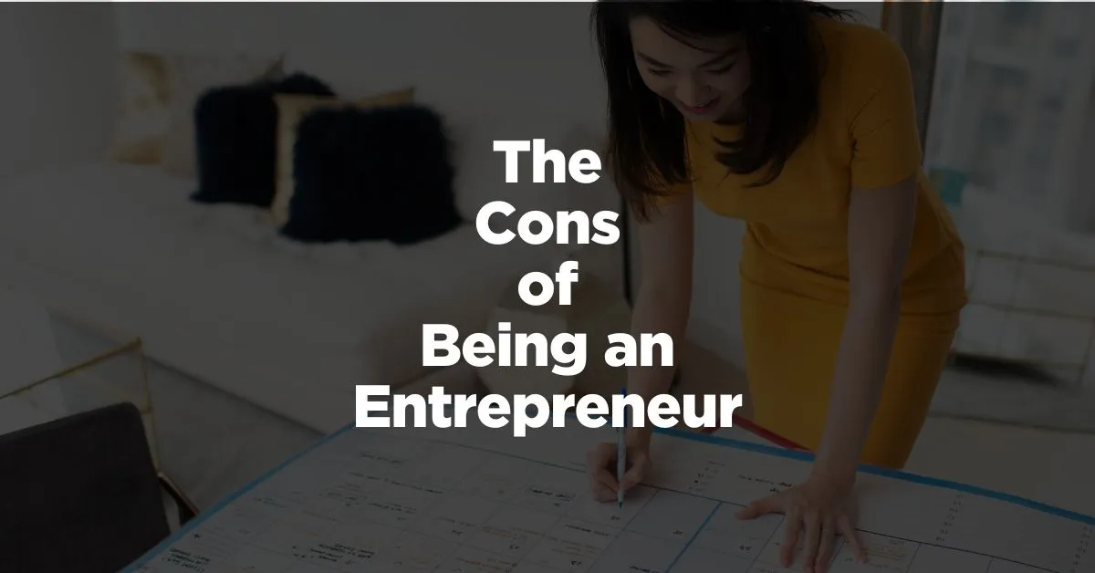 disadvantages of entrepreneurship thumbnail